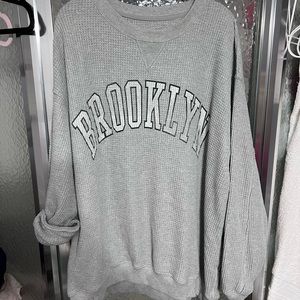 Brooklyn Aerie Waffle Sweater